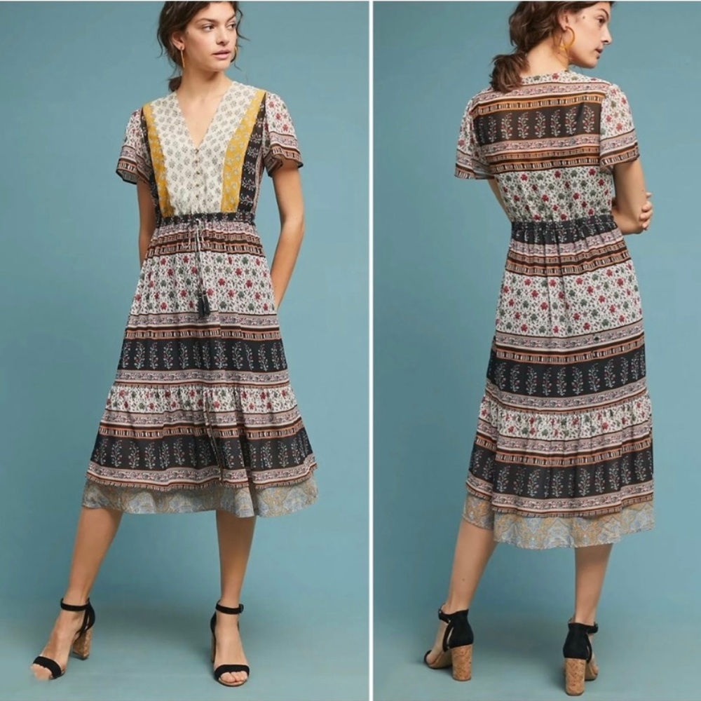 Anthropologie One September Midi Dress